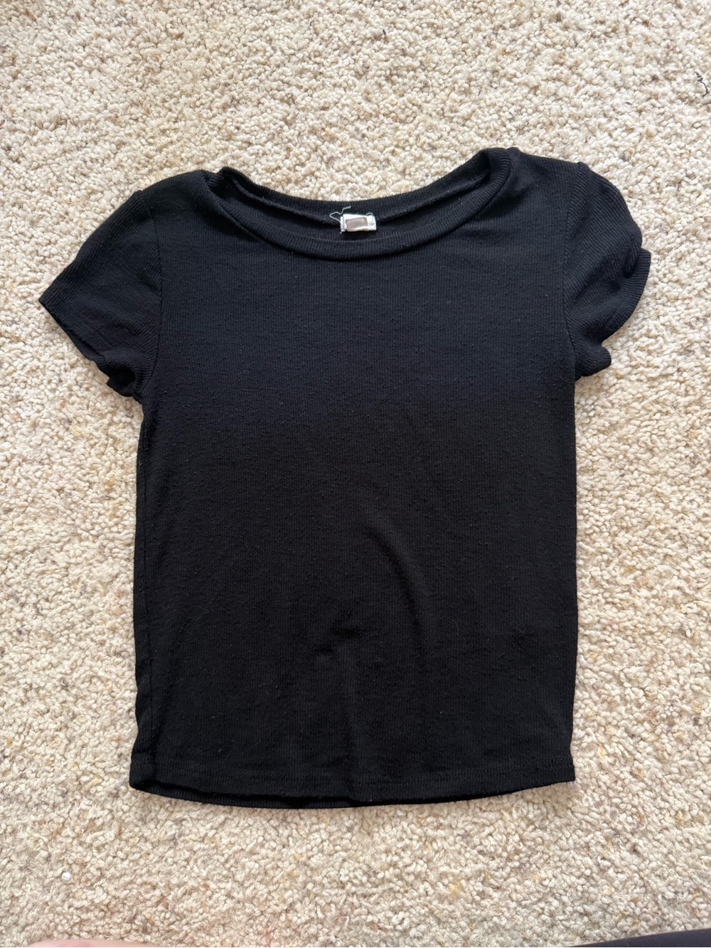 Garage Black Short Sleeve Crew Tee